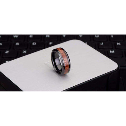 Bague en Bois - Acier