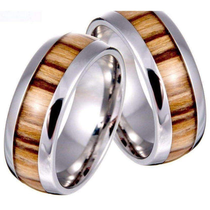 Bague en Bois - Ambré