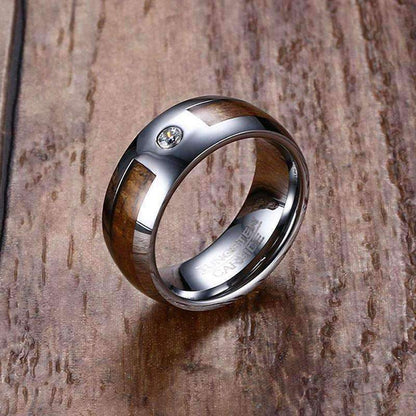 Bague en Bois - Diamond
