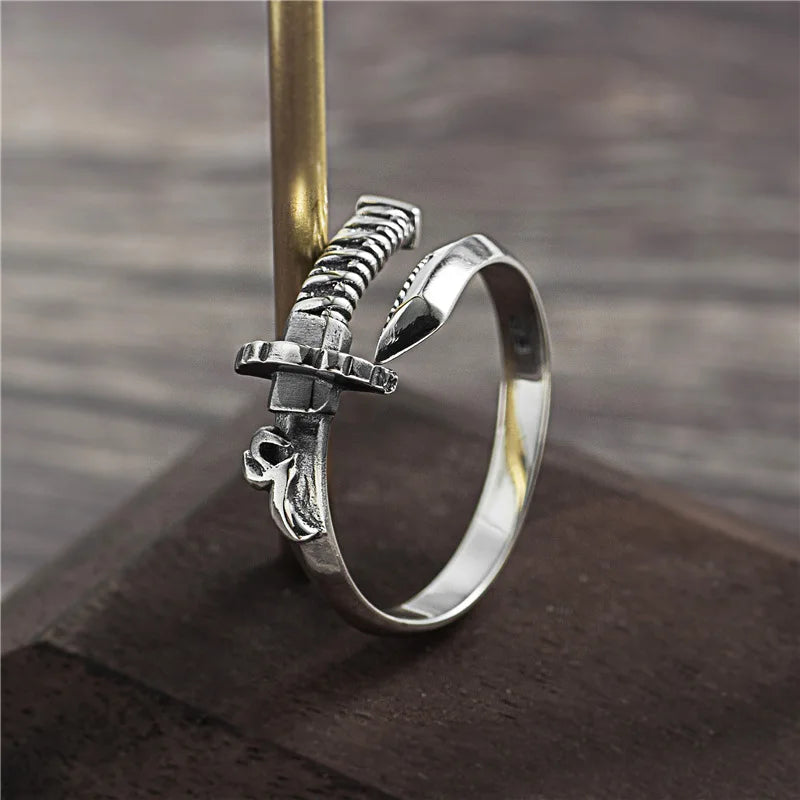 Bague japonaise argent