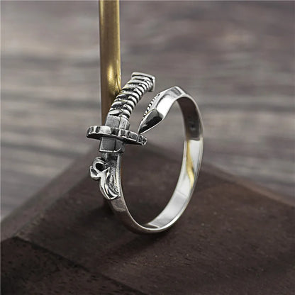 Bague japonaise argent