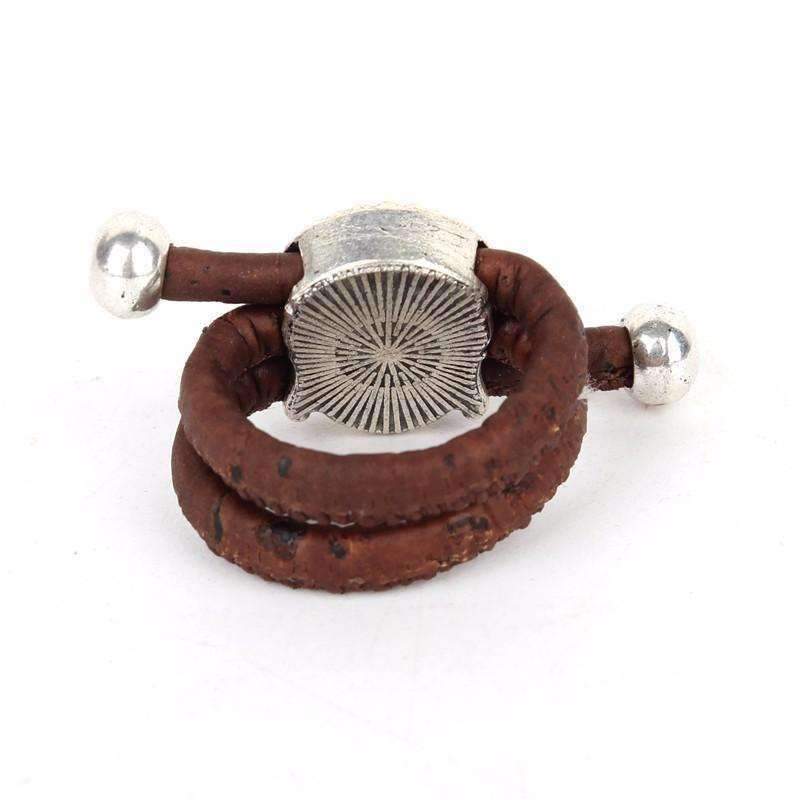 Brun Bague Liège Bouddha