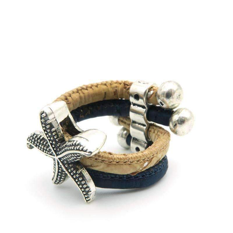 Bague Liège Etoile de Mer Bicolor