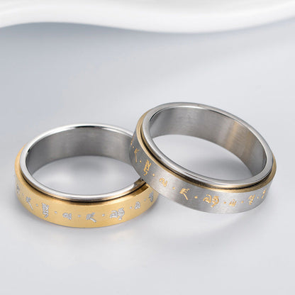Bague avec écriture japonaise