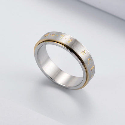 Bague avec écriture japonaise