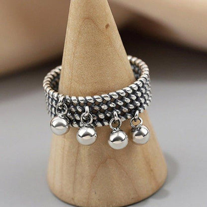 Bague pendentif vintage à perles - MonPendentif