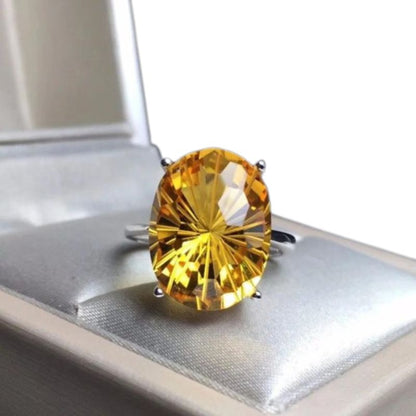 Bague en citrine