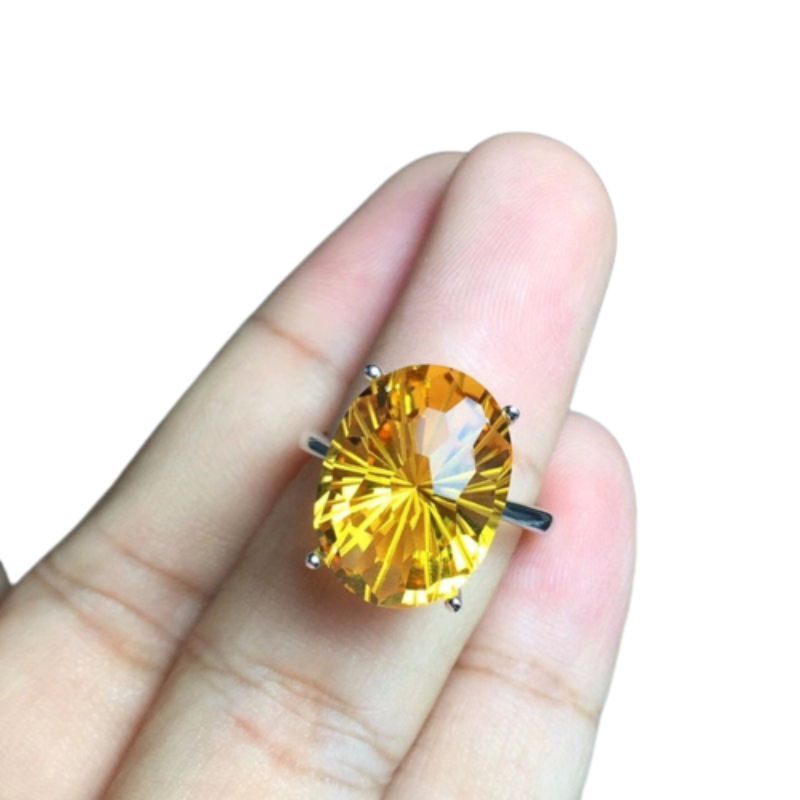 Bague en citrine