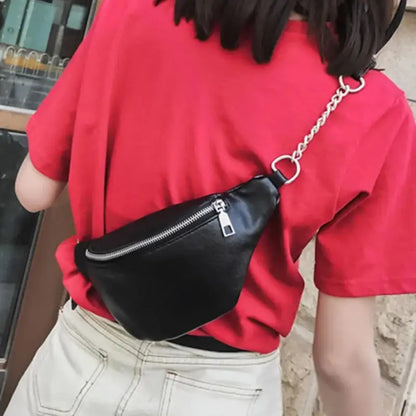 Banane Noir Femme avec Chaîne