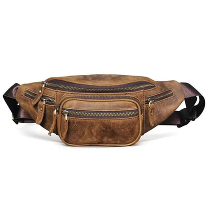 Banane Sac Homme Cuir Marron