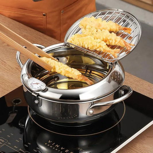 Batterie de Cuisine Inox de Style Friteuse