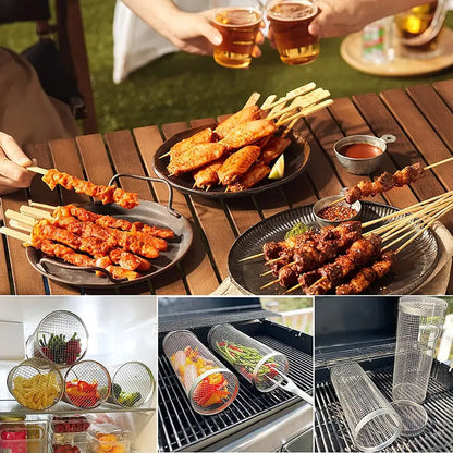 BBQGrill️ Rotatif - Griller tout aliment parfaitement sans chute