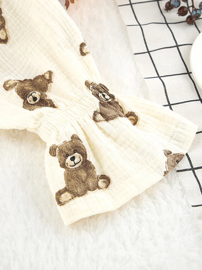 Beau Pyjama Pour Femme En Coton "Ourson"