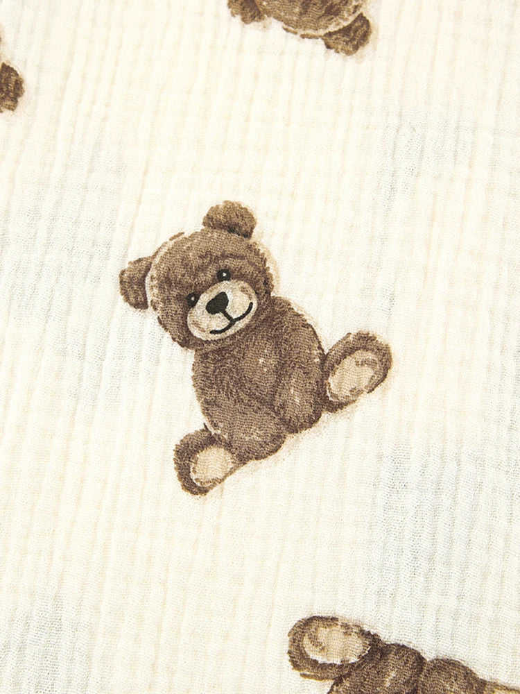 Beau Pyjama Pour Femme En Coton "Ourson"