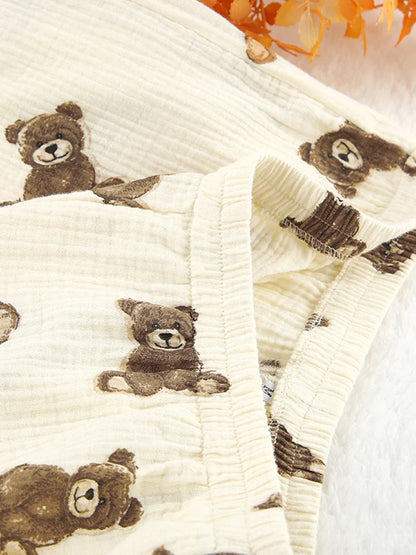 Beau Pyjama Pour Femme En Coton "Ourson"