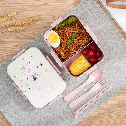 Bento Japonais Rose Cute Lapin