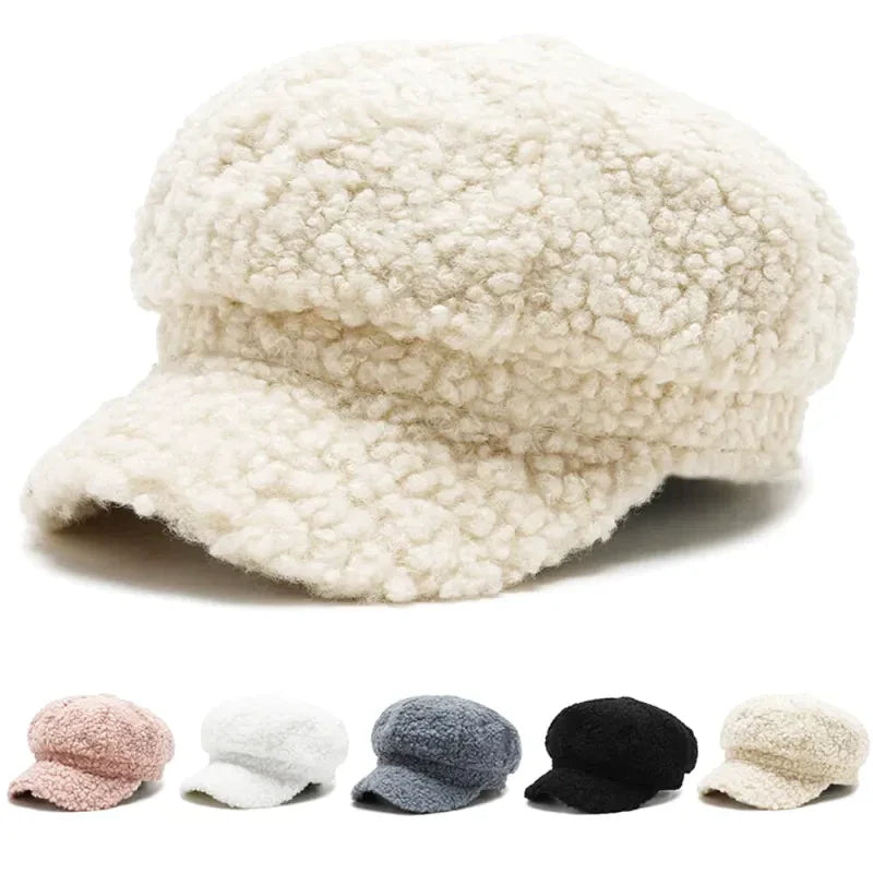 Béret Casquette Gavroche Femme Polaire