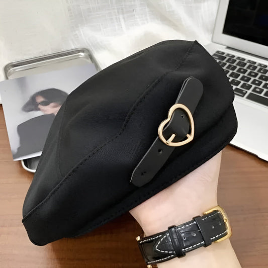 Béret Femme Coton - Coeur