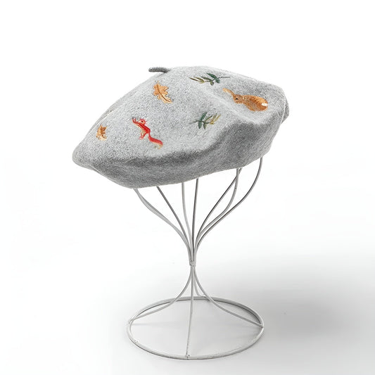 Béret Femme Coton - Motif