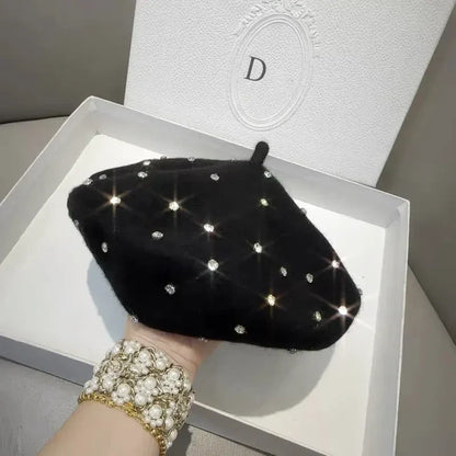 Béret Femme Scintillant Luxe - La Maison du Chapeau