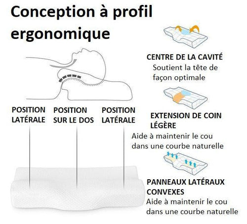 Oreiller Ergonomique cervical