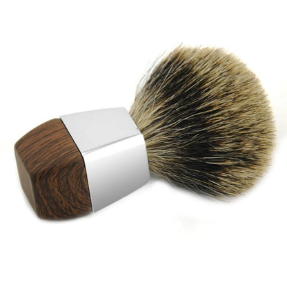 Blaireau en Bois - Chrome