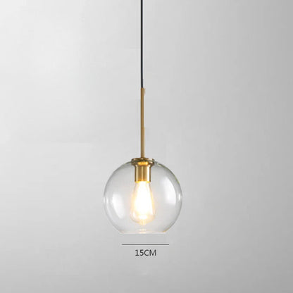 Lampe de Chevet Suspendue en Verre Nordique