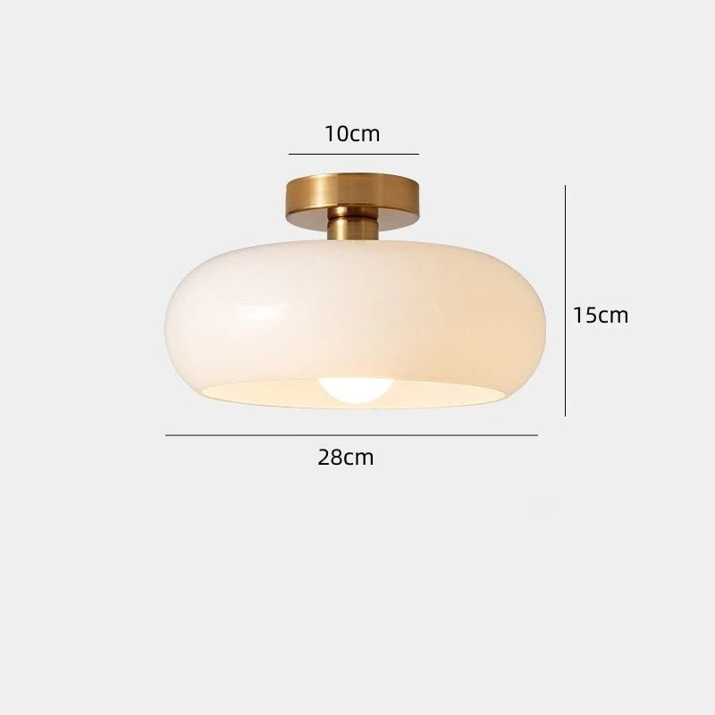Lampe Suspendue de Chevet Nordique en Verre