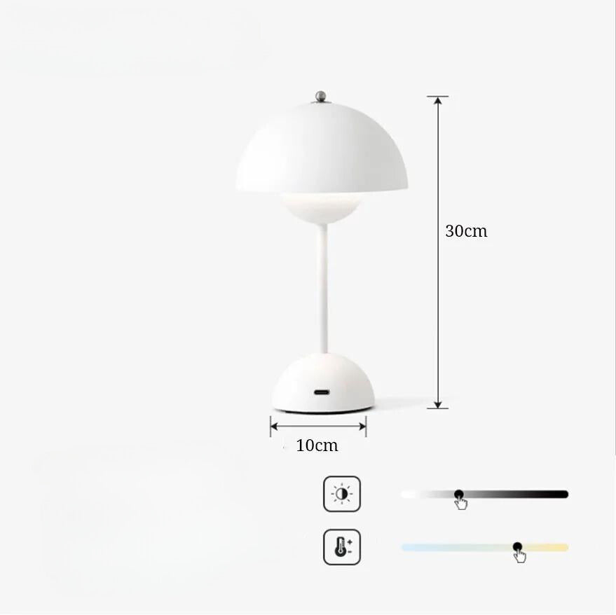 Lampe de Chevet Vintage Champignon Tactile