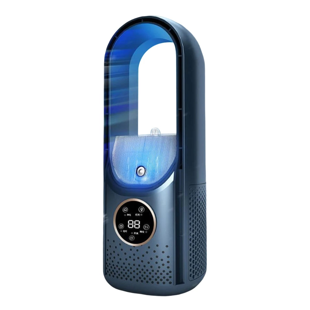 Climatiseur Portable Sans Pales USB – Silencieux, Compact et Écologique – BreezeFlow One pour Bureau & Maison