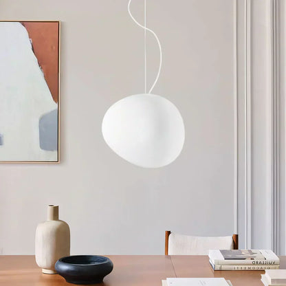 Lampe Design Pierre Naturelle – Verre Opale LED
