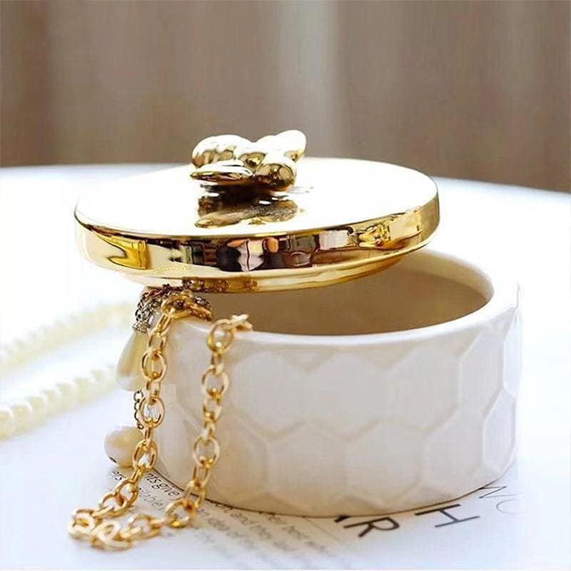Boîte à bijoux abeille