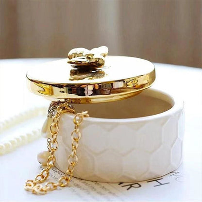 Boîte à bijoux abeille