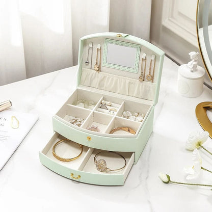 Boite à bijoux avec miroir