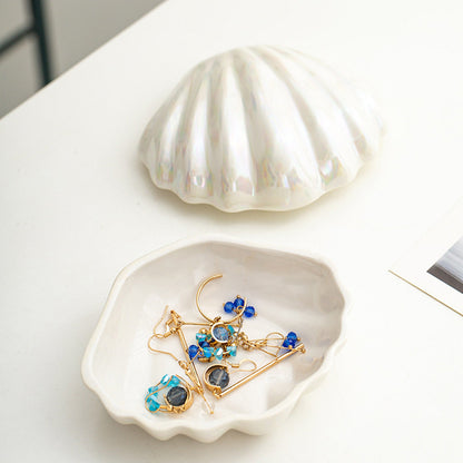 Boite a bijoux coquillage en céramique