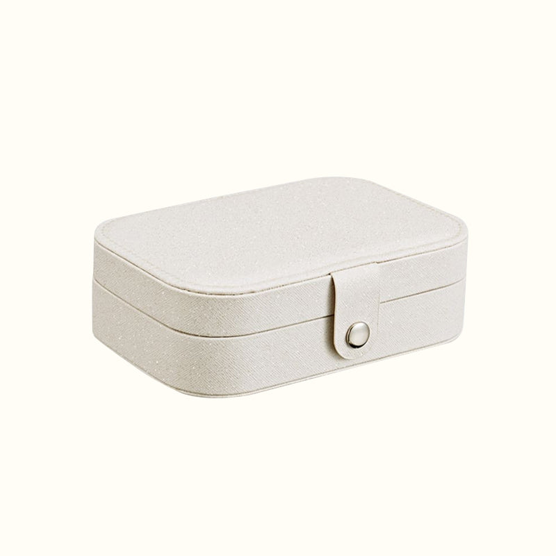 Boite à bijoux de voyage rectangulaire