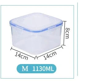 Boîte à lunch en plastique pour enfant 6 tailles - Eco-friendly, micro-ondable, hermétique 1130ml
