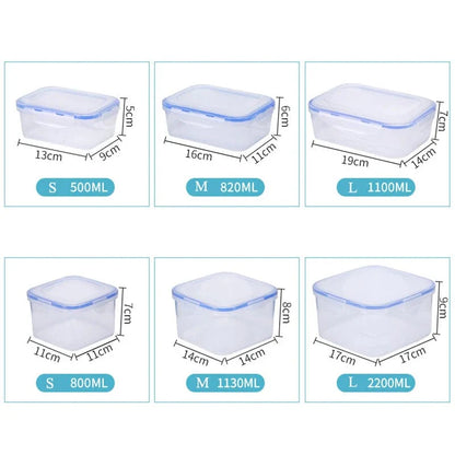 Boîte à lunch en plastique pour enfant 6 tailles - Eco-friendly, micro-ondable, hermétique