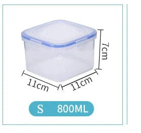 Boîte à lunch en plastique pour enfant 6 tailles - Eco-friendly, micro-ondable, hermétique 800ml