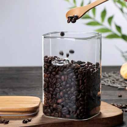 Boite à Thé (& Café) en Verre