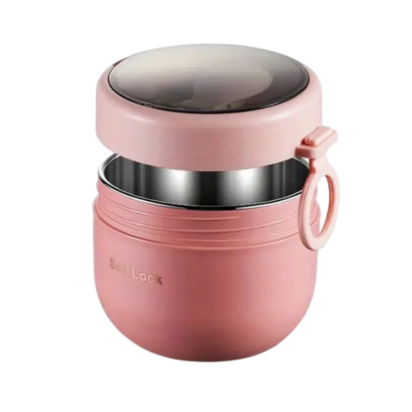 Boîte Bento Isotherme Rose