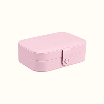 Boite à bijoux de voyage rectangulaire