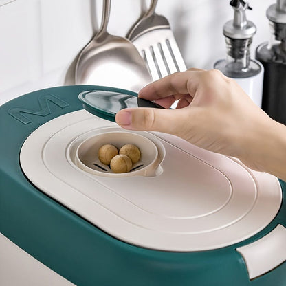 Boîte de Rangement pour Riz Scellée de Grande Capacité