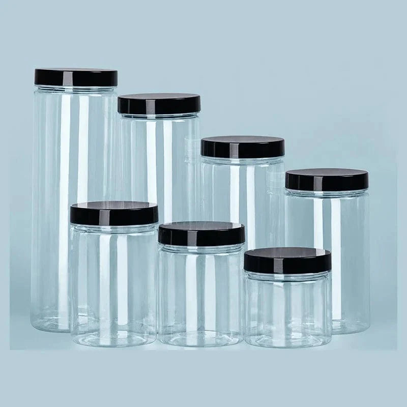 Boîte de Rangement Ronde Alimentaire à Couvercle Noir