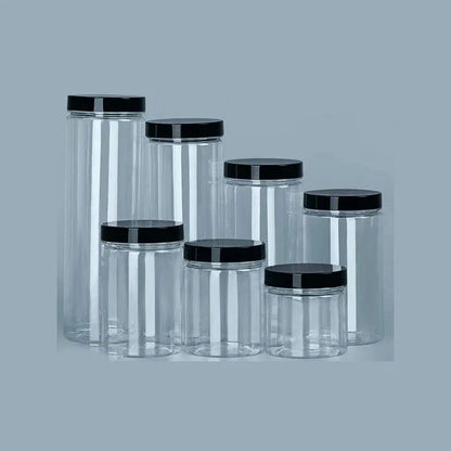 Boîte de Rangement Ronde Alimentaire à Couvercle Noir