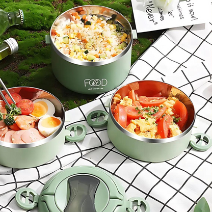 Boite Repas Inox Verte