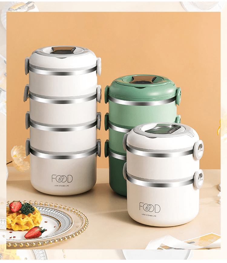 Boite Repas Inox Verte