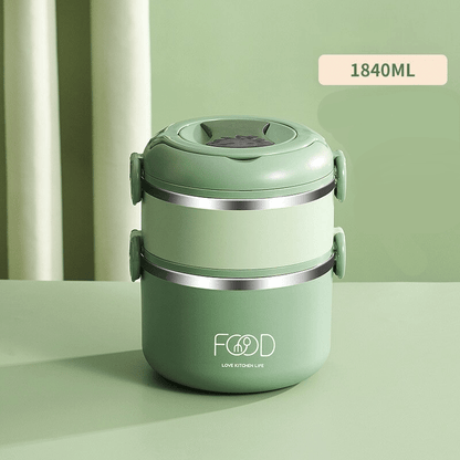 boite lunch isotherme verte 1840ml