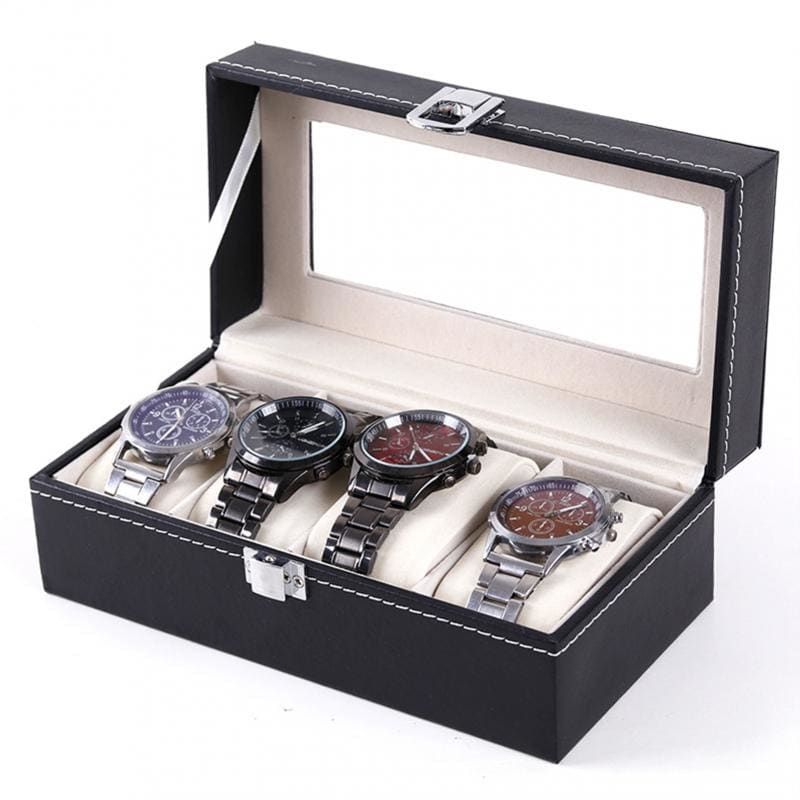 Boîte à montres en cuir – 2 à 10 emplacements