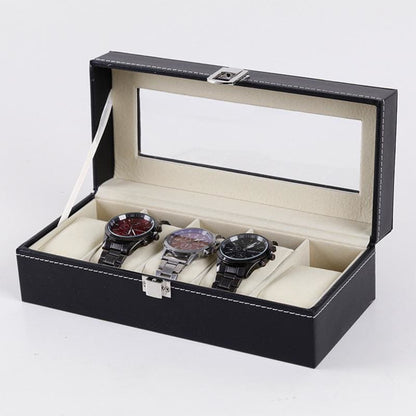 Boîte à montres en cuir – 2 à 10 emplacements